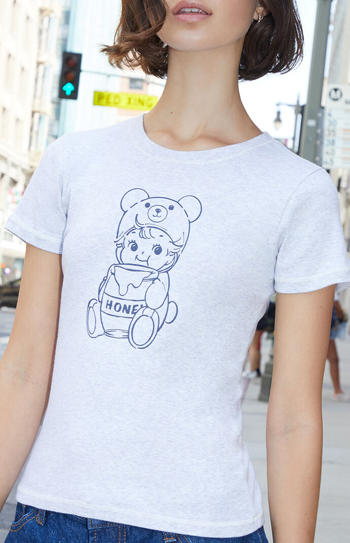 John Galt Emma Honey Bear T Shirt PacSun