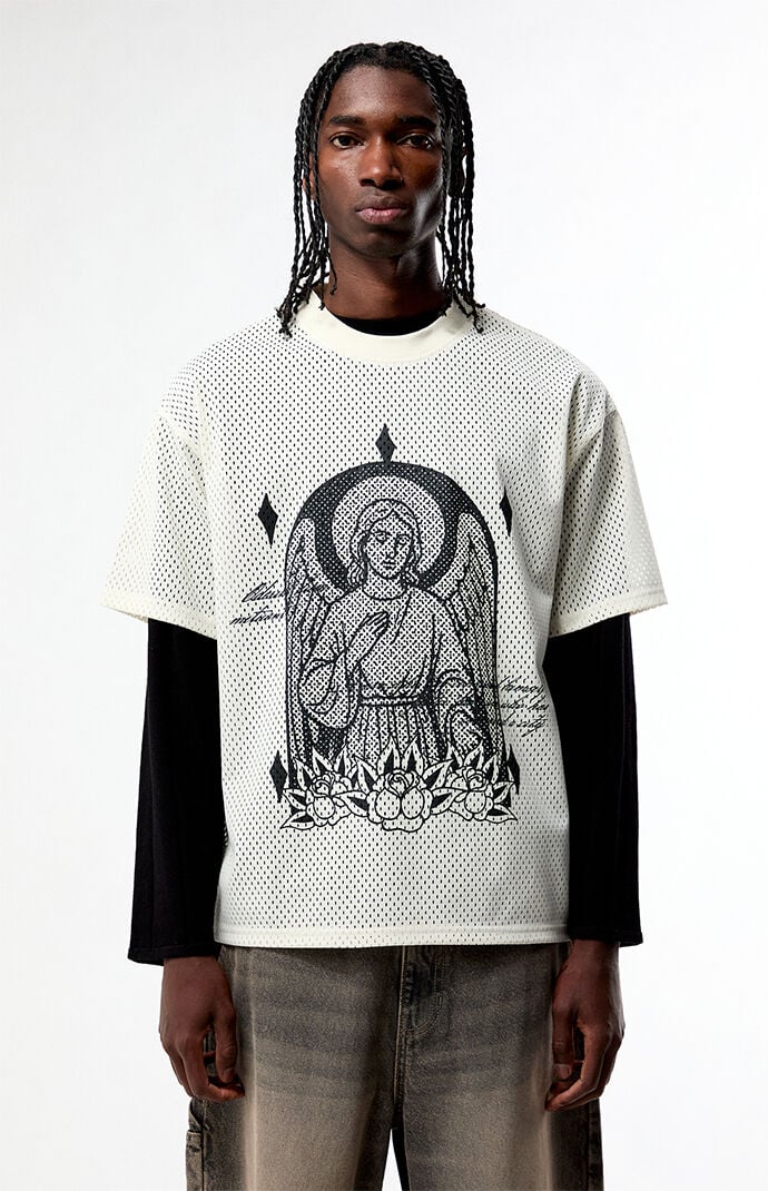 Pacsun Angel Mesh Jersey