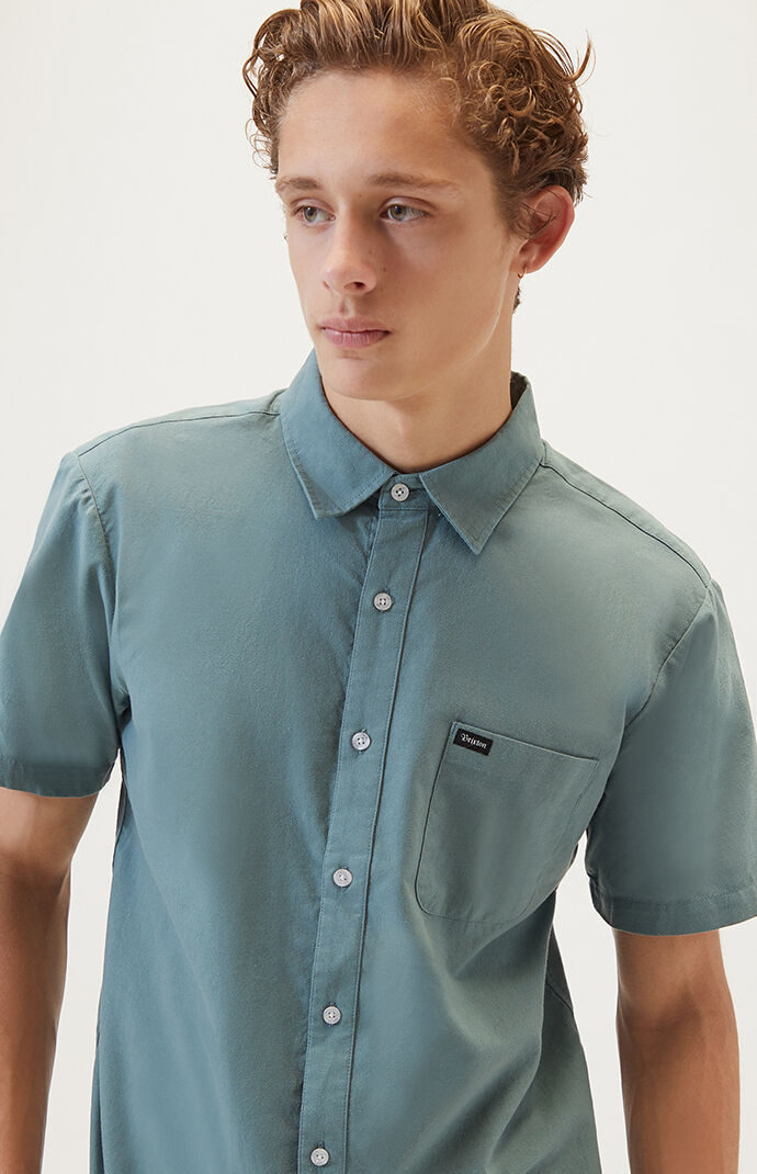 Oxford Charter Short Sleeve Button Up Shirt