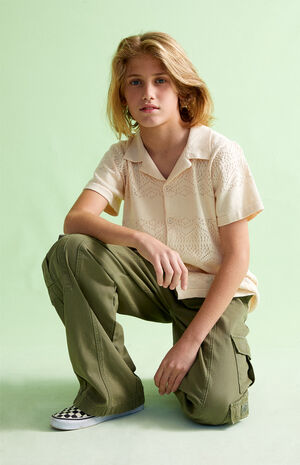 Crochet Camp Shirt image number 2