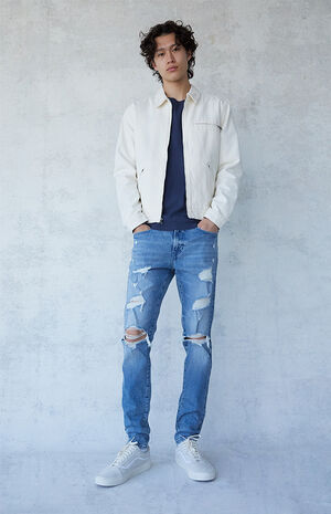 Medium Indigo Skinniest Comfort Jeans image number 2