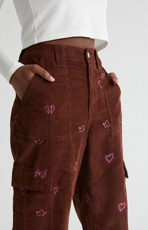 Heartbreaker Corduroy Cargo Elastic Waist Pants image number 5