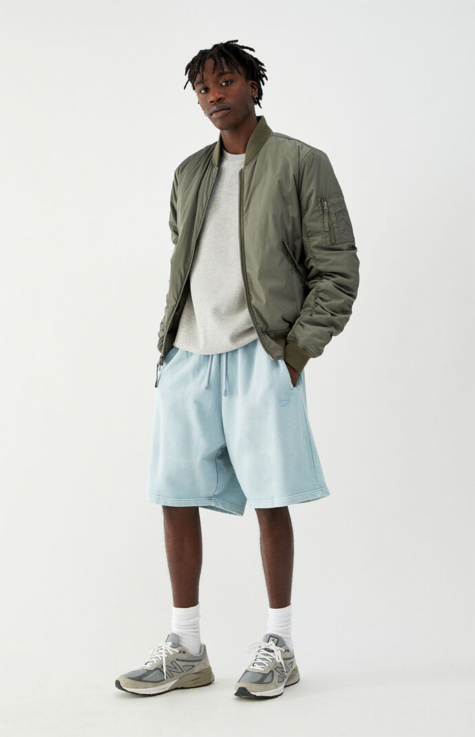 Light Blue Classic Natural Dye Sweat Shorts