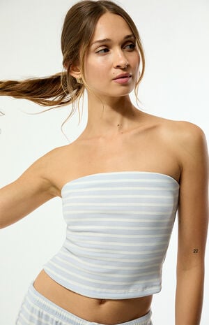 Lounge Striped Tube Top image number 5