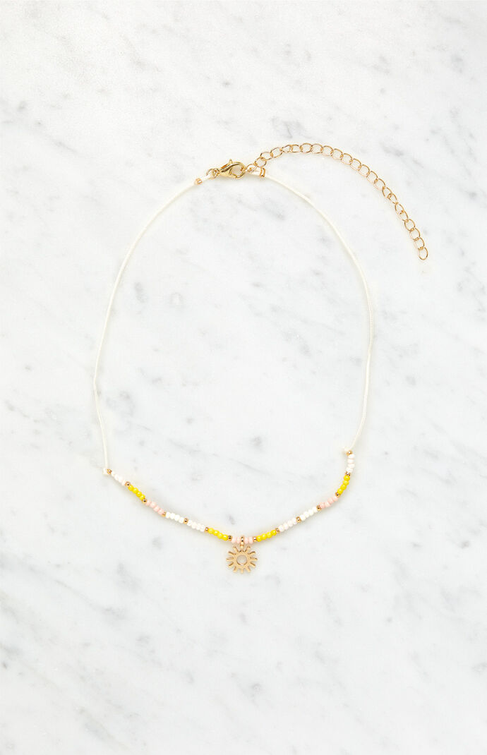 Beaded Sun Necklace