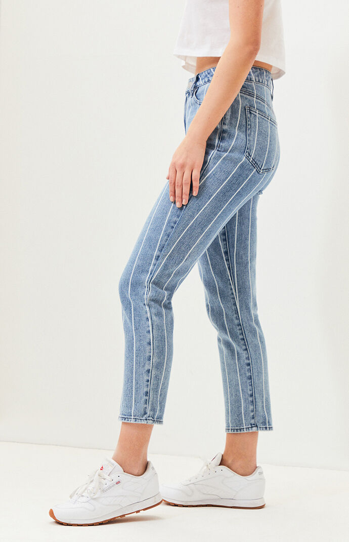 pacsun window pane mom jeans