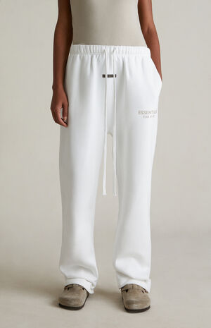 Women's Cloud White Relaxed Sweatpants image number 3