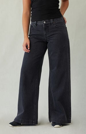 Sloane Low Rise Ultra Baggy Jeans Faded Black Sloane Low Rise Ultra Baggy Jeans Faded Black image number 2