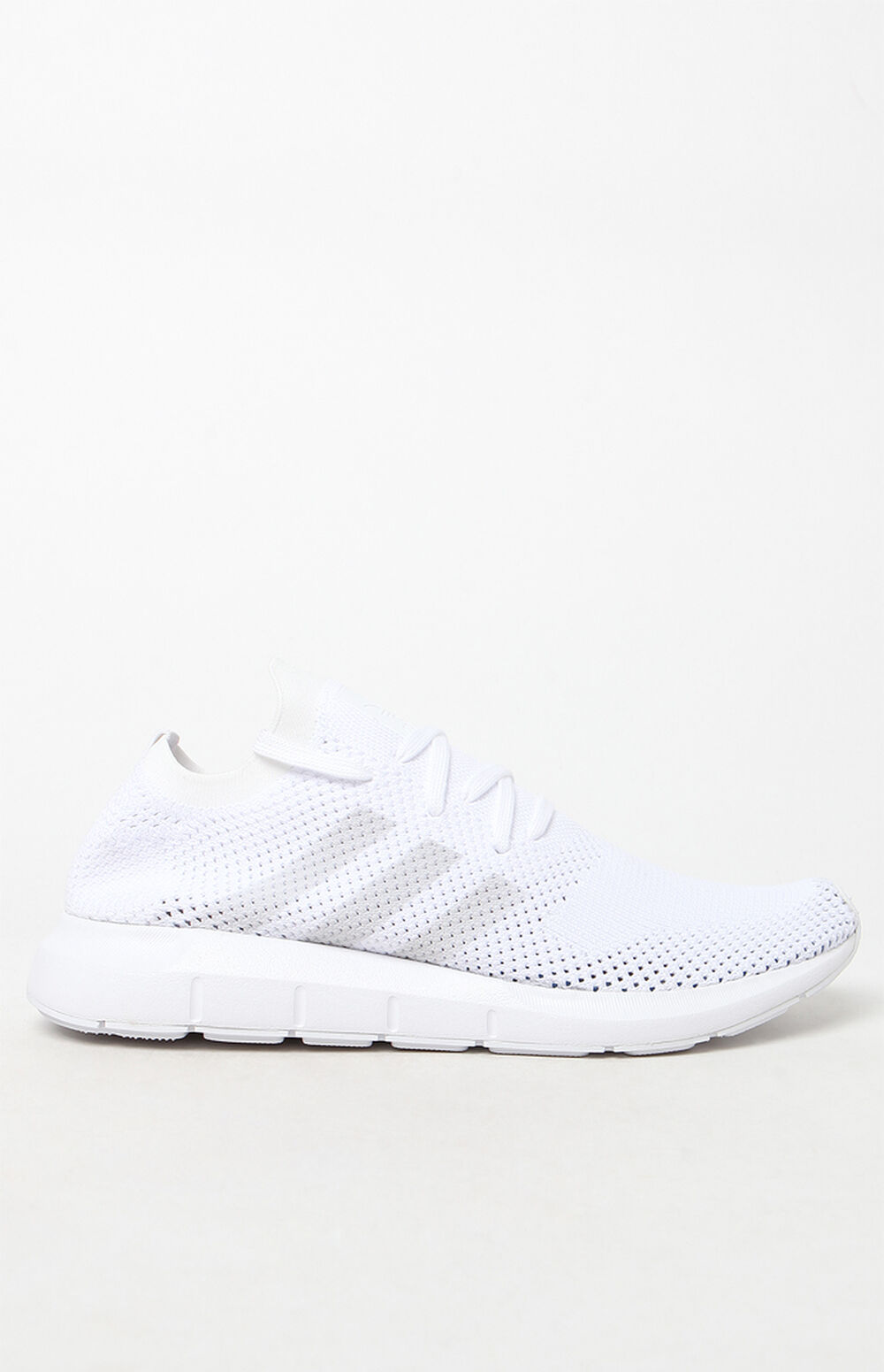 adidas Swift Run Primeknit White & Grey Shoes PacSun