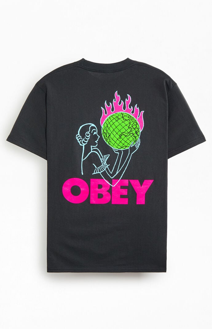 Obey World In Flames T-Shirt