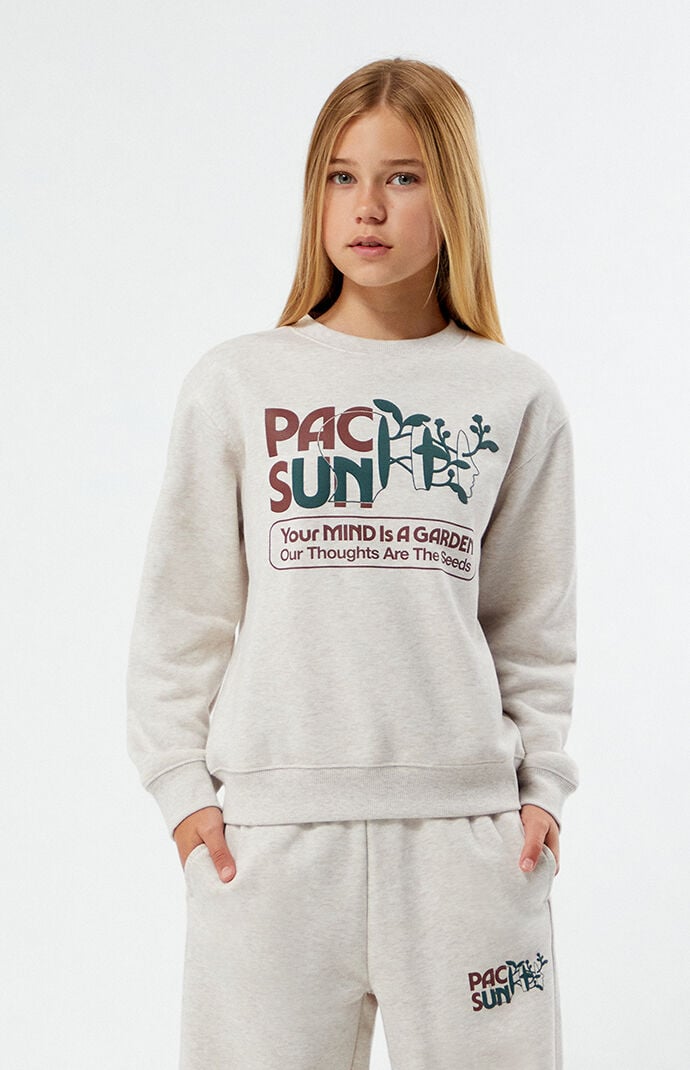 Pacsun Kids Garden Crew Neck Sweatshirt | PacSun