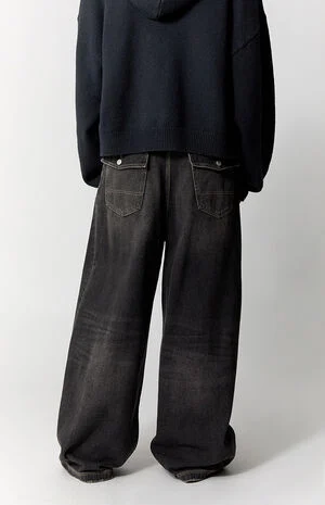 Ryder Ultra Baggy Jeans Black Tinted image number 4