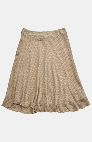 2000s Striped Midi Skirt image number 2