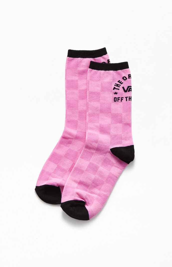Fuscia Ticker Sock