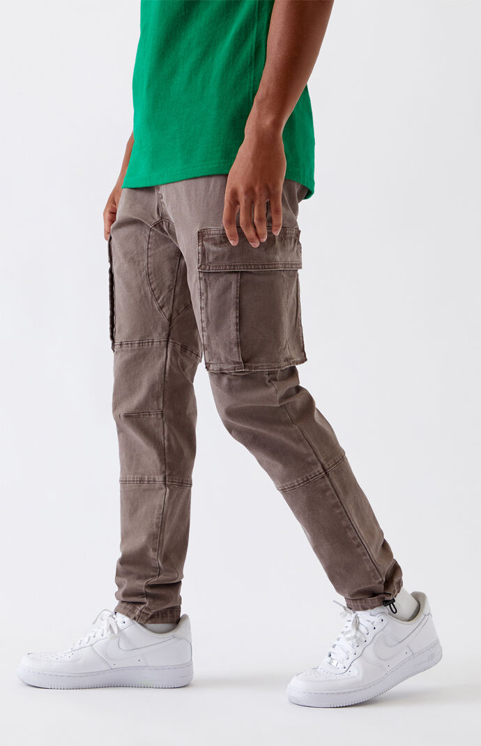 pacsun stacked skinny cargos