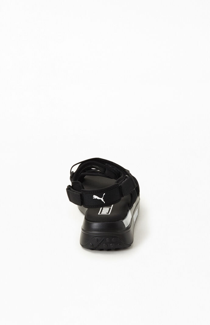 Black Future Rider Sandals