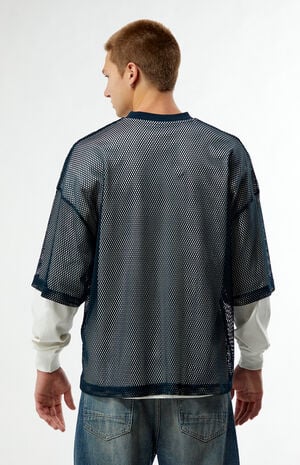 21 Mesh Jersey 2fer Long Sleeve T-Shirt image number 3