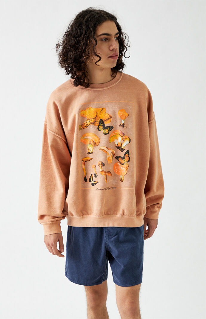 Cycle of Fungi Crew Neck Sweatshirt