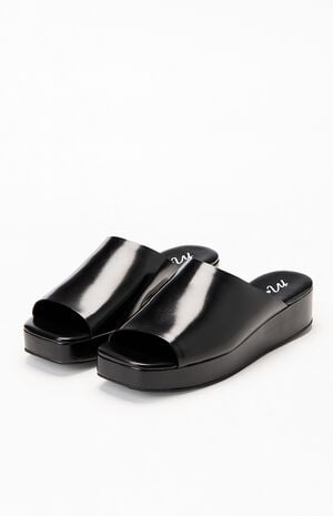 Women's Lido Leather Slide Sandals image number 2