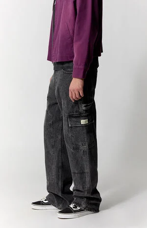 Dylan Baggy Jeans Cargo Carpenter Faded Black image number 3