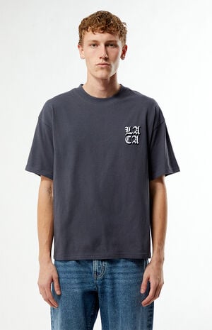 LA CA Embroidered T-Shirt image number 1