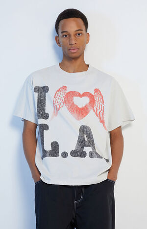 I Heart LA Vintage Oversized T-Shirt image number 1