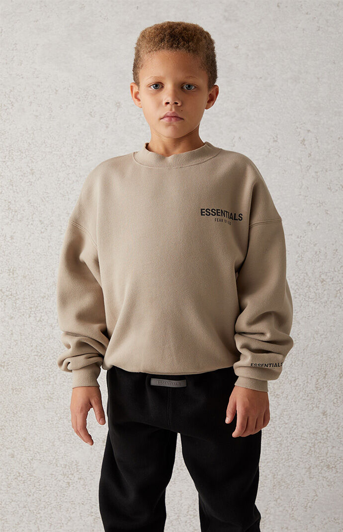 God Kids Tan Crew Neck Sweatshirt | PacSun