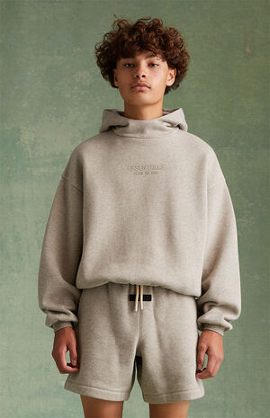 Essentials Core Heather Sweat Shorts image number 1