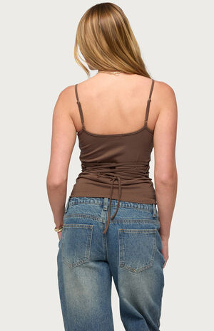Nancie Lace Up Tank Top image number 3