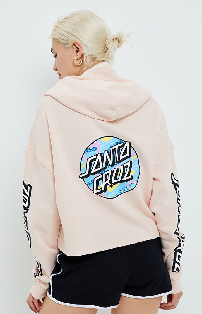 Primary Dot Cropped Hoodie