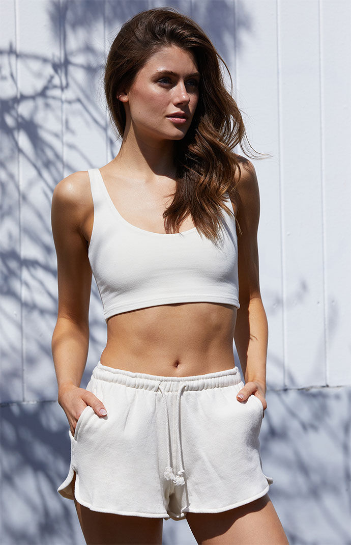 White off sale white shorts
