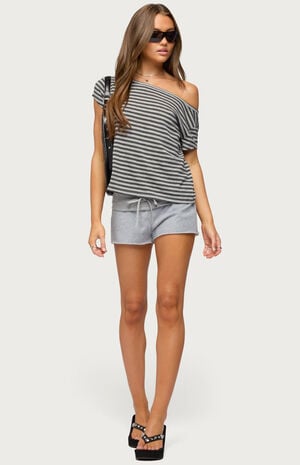 Briana Low Rise Foldover Shorts image number 5