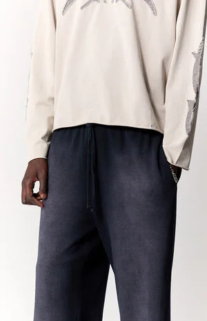 Washed Fleece Extreme Baggy Sweatpants image number 5