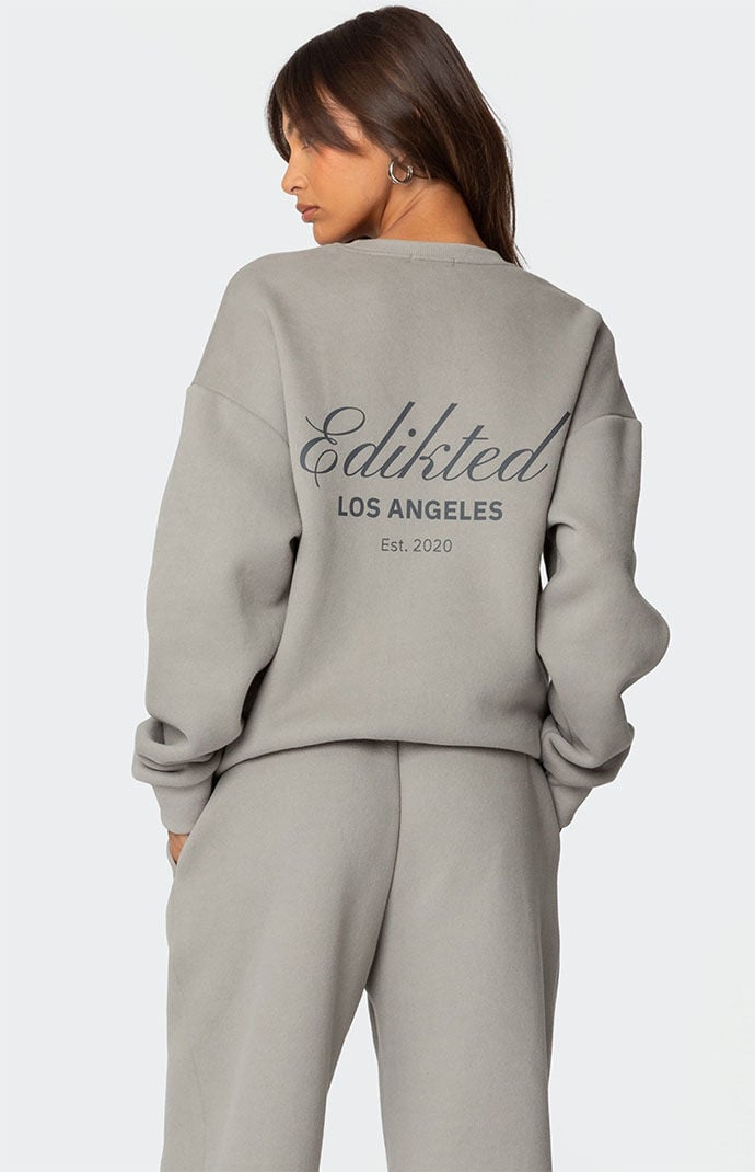 高感度ショップで2023年売れたブランド Edikted Get Edikted Sweatshirt PacSun | トップス
