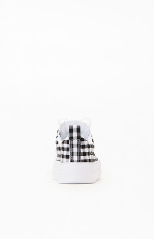 Kids Chuck Taylor Gingham All Star Lift Platform Low Top Shoes image number 3