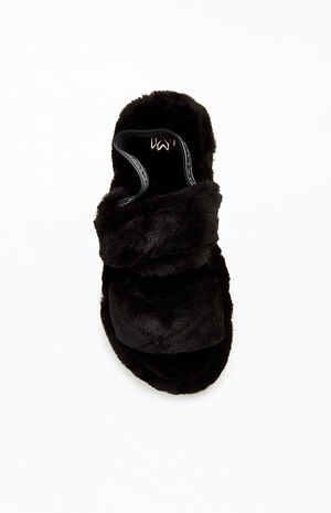 Women's Nite Fuzzy Slide Sandals image number 5