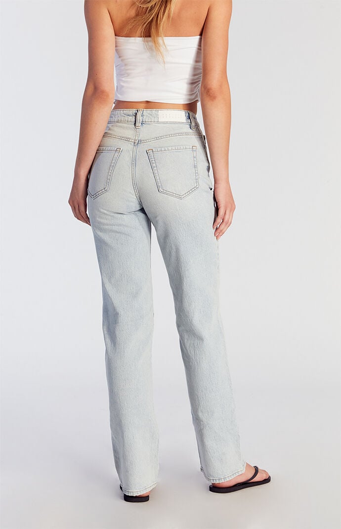 Pacsun '90s Boyfriend Jeans Stretch Light Indigo