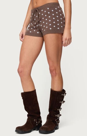 Kenny Polka Dot Knit Shorts image number 2