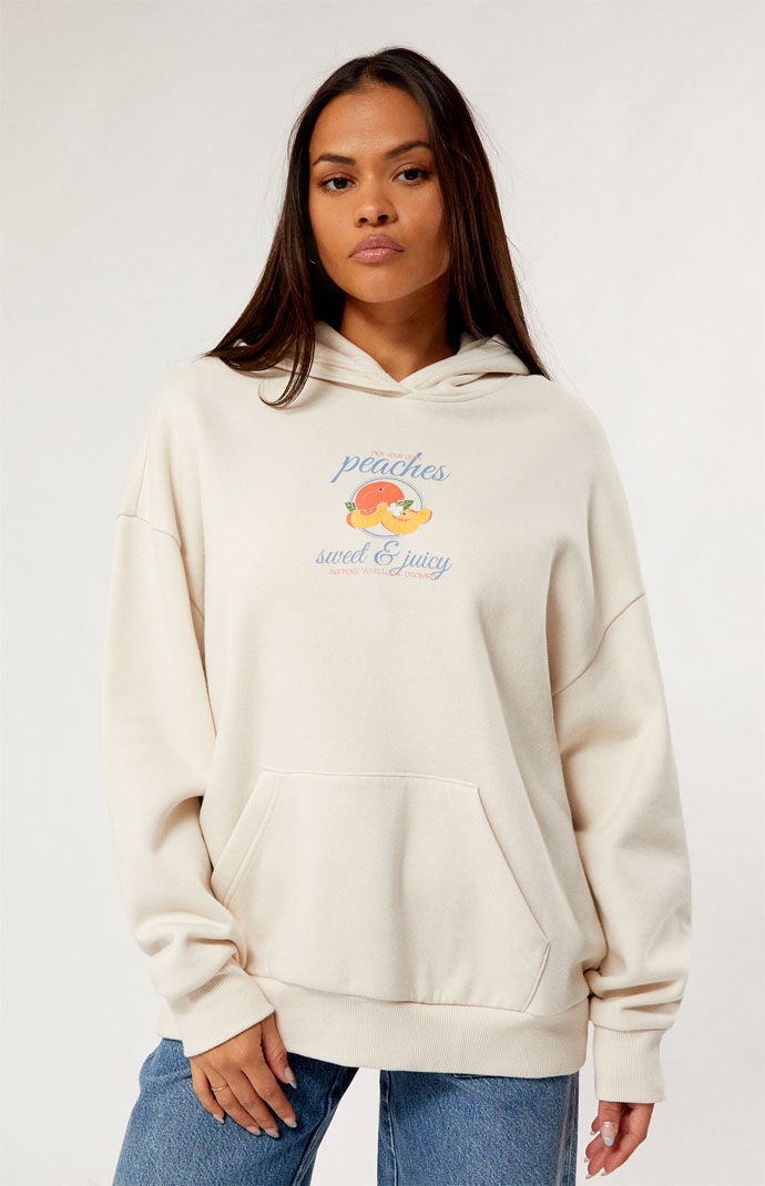 ◆MATIN KIMxPeaches◆ Peaches LOGO POINT HOODY ZIP UP Peaches. Shop Peaches. x Matin Kim