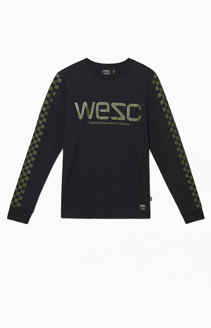 Mason Checkerboard Long Sleeve T-Shirt