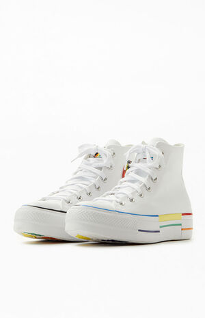 Pride Chuck Taylor All Star High Top Lift Platform Sneakers image number 2