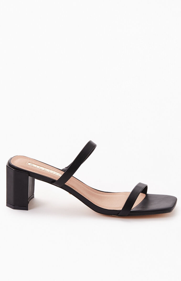 Luna Block Mule Heels