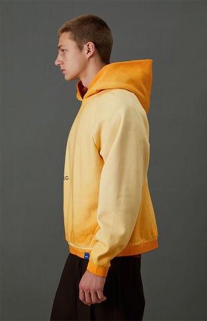 Active Orange Heavyweight Raglan Oversized Fleece Hoodie image number 3
