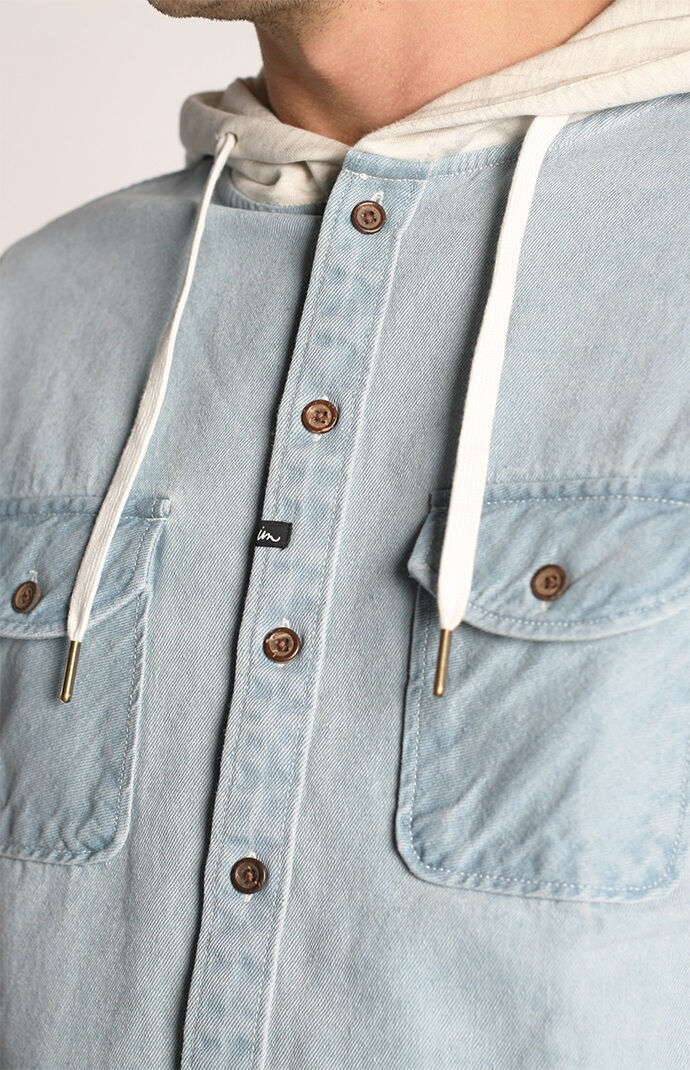 Wallace Long Sleeve Hooded Shirt