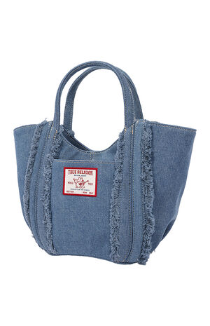 Atlas Frayed Medium Tote Bag image number 4