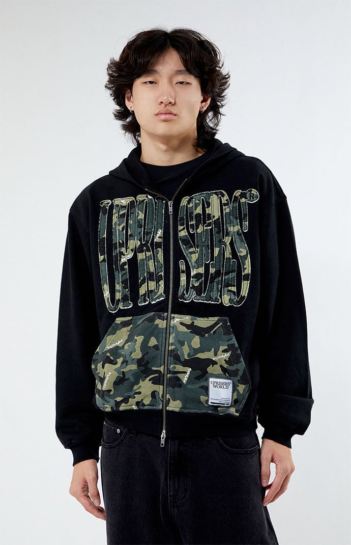 UPRISERS Full Zip Hoodie PacSun