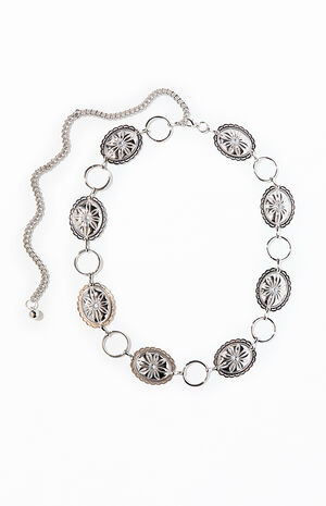 Rhinestone Vintage Chain Belt image number 1