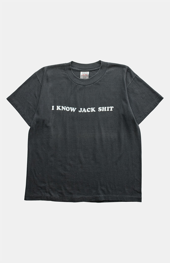 PS VINTAGE 2000s I Know Jack Shit Graphic T-Shirt