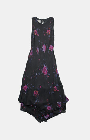 90s Floral Floor Length Dress image number 1