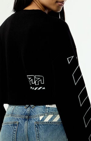 Crew Neck Cropped Sweater image number 2
